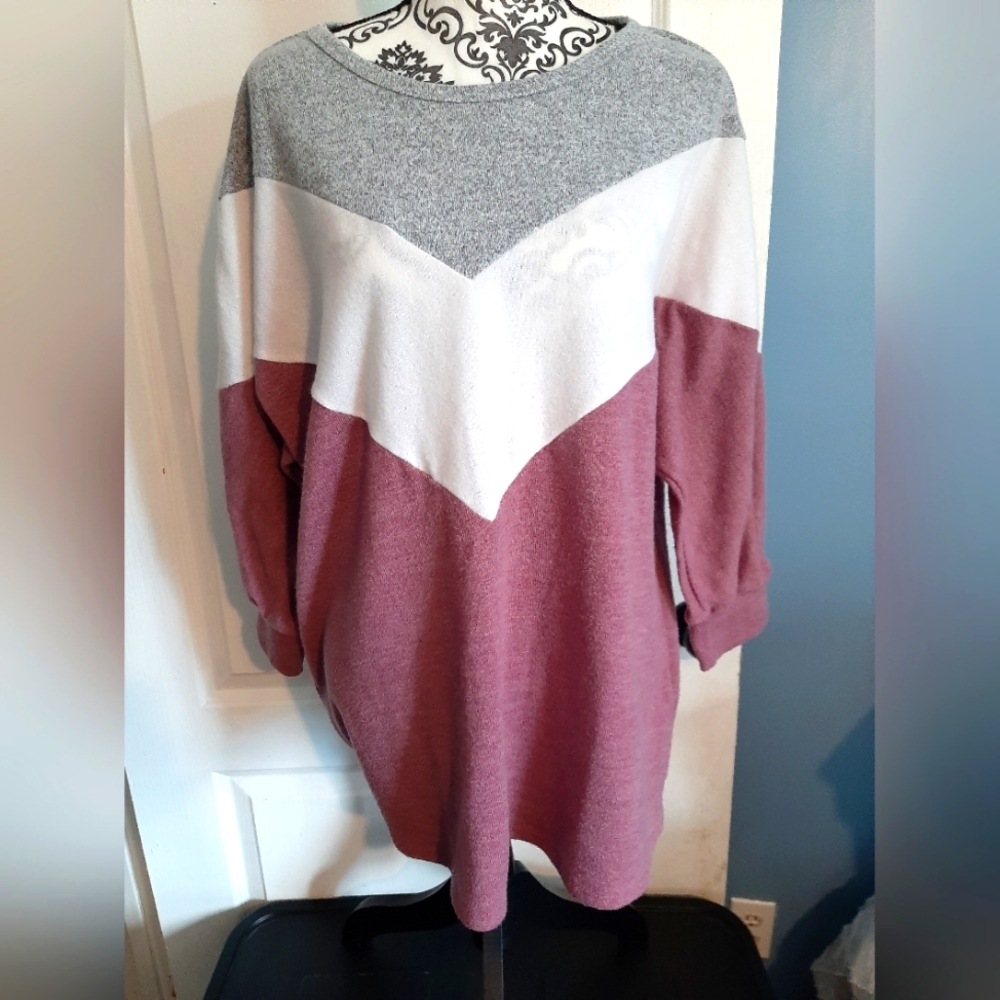 Beeson River Plus sweater-like pullover size 2X